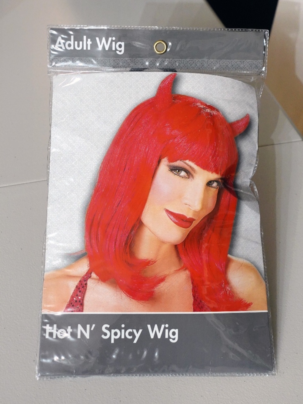 Halloween Costume Red Adult Party Wig